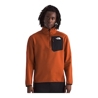 The North Face Men's Crest Quarter Zip Long Sleeve Top Front_Flat