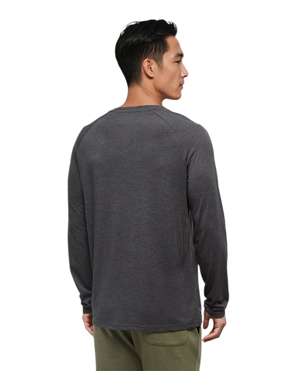 Tentree Men's TreeBlend Classic Henley Long Sleeve Shirt