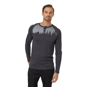 Tentree Men's TreeBlend Classic Henley Long Sleeve Shirt