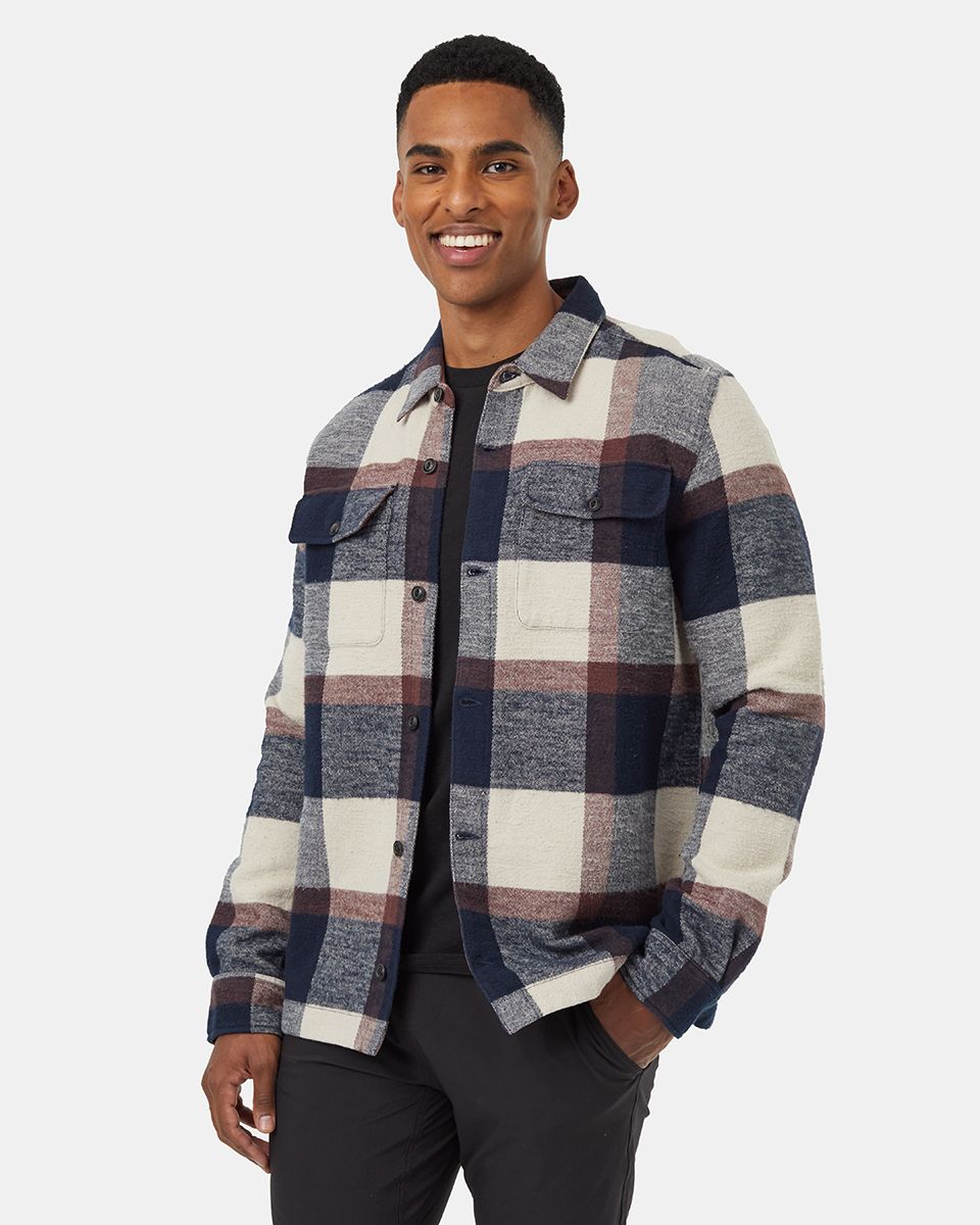 tentree Men s Heavy Weight Flannel Jacket SportChek