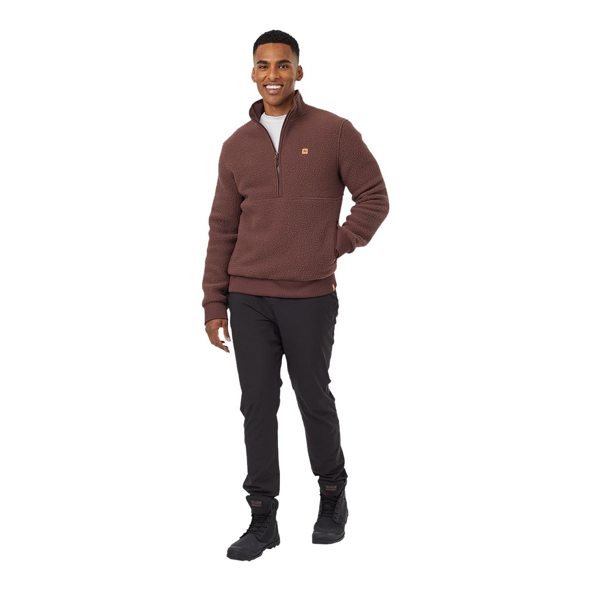Tentree Men's Ecoloft Half Zip Long Sleeve Top