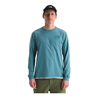 The North Face Men's Crown Shyness Long Sleeve T Shirt Front_Flat
