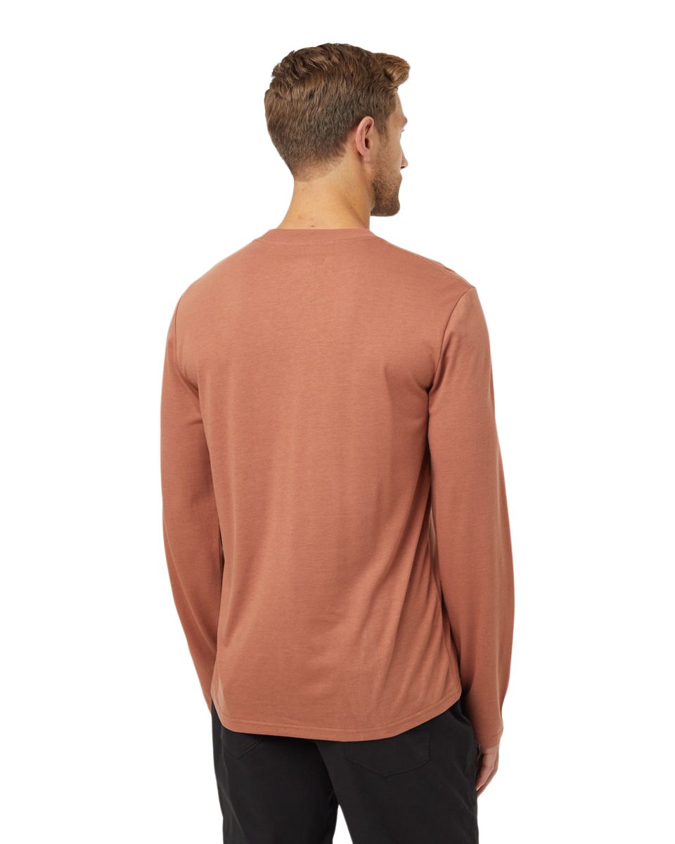 Tentree Men's Topography Stamp Long Sleeve T Shirt