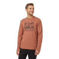 Tentree Men's Topography Stamp Long Sleeve T Shirt
