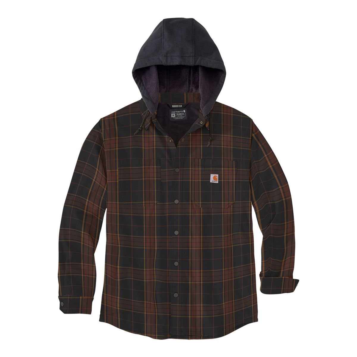 Carhartt Men's Flannel Fleece Lined Jacket