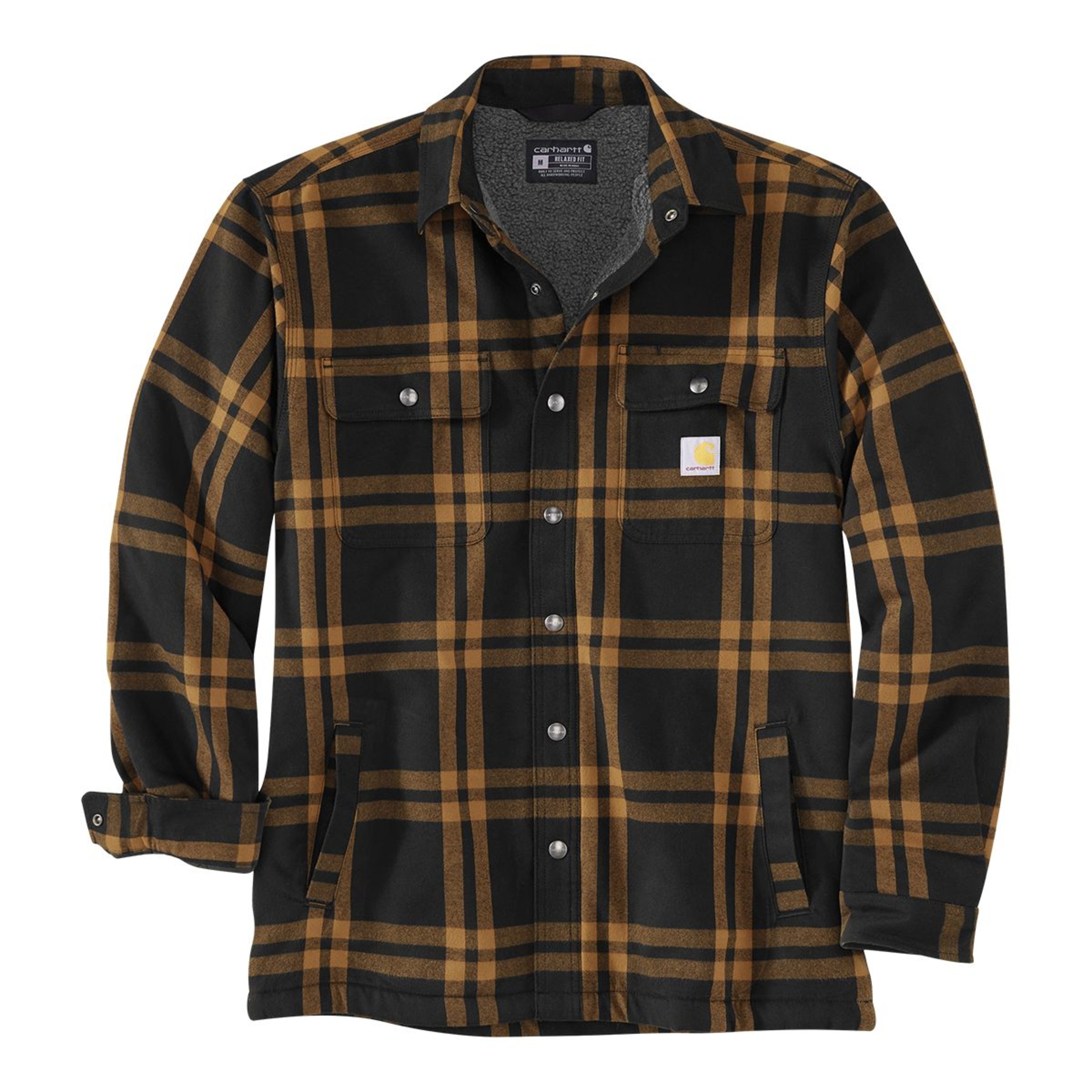 Men's Flannel Sherpa Lining Jacket