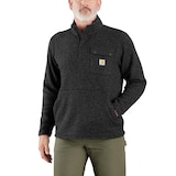 Carhartt Men's Quarter Zip Fleece Sweater Front_Angled_Left
