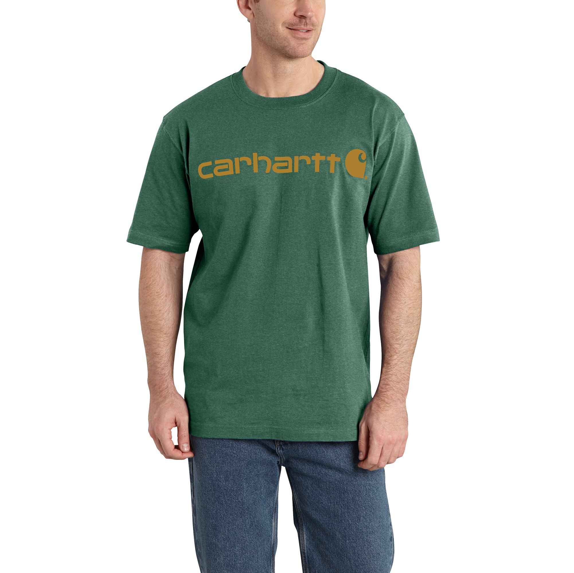 Carhartt Men's Heavyweight Logo T Shirt
