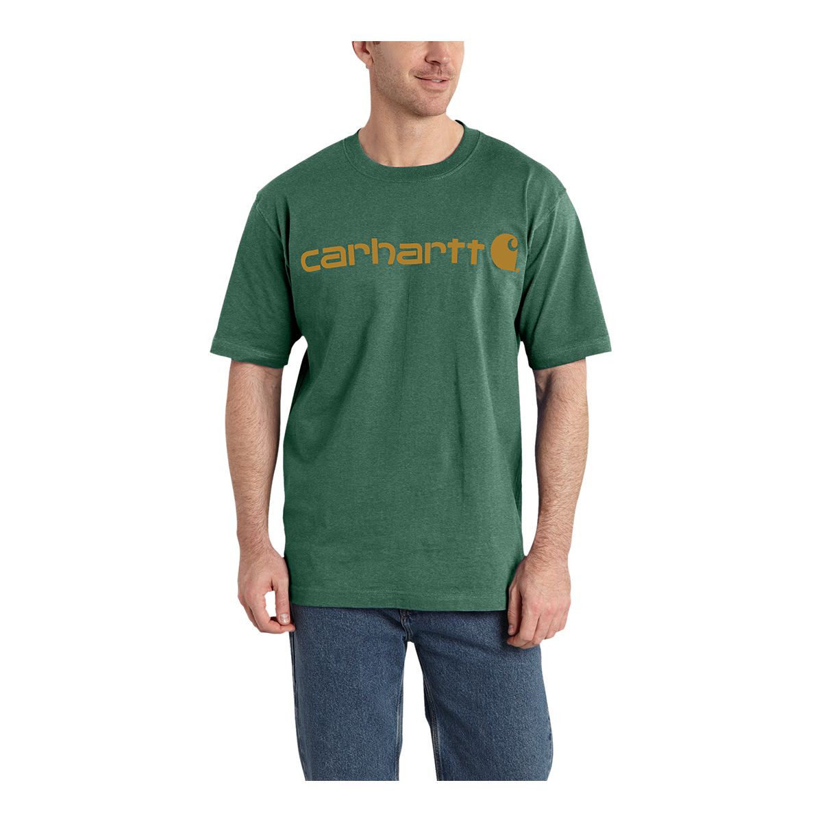 Carhartt Men's Heavyweight Logo T Shirt