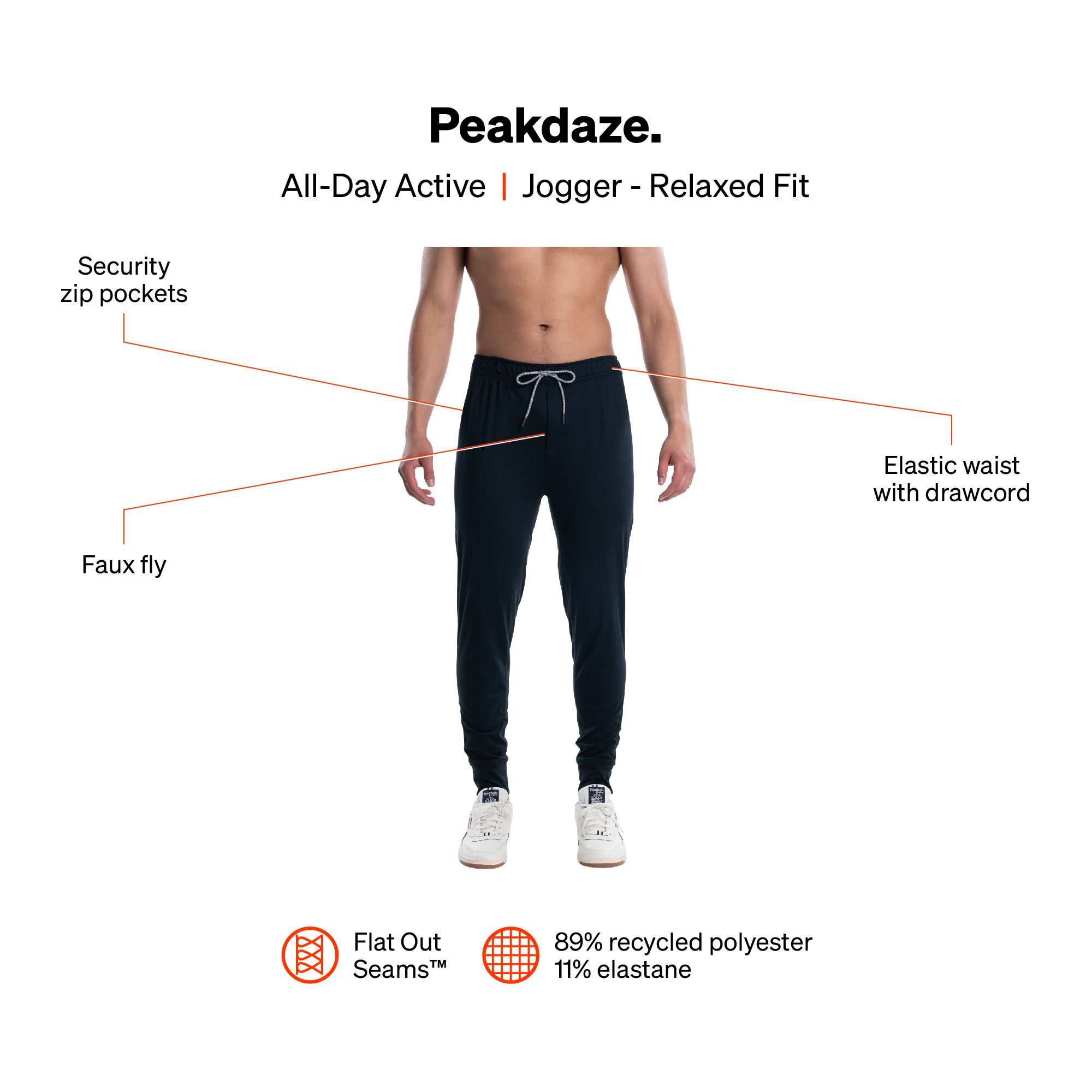 SAXX Men's PeakDaze Jogger Pants