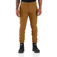 Carhartt Men's Rugged Flex® Canvas Jogger Pants Front_Flat