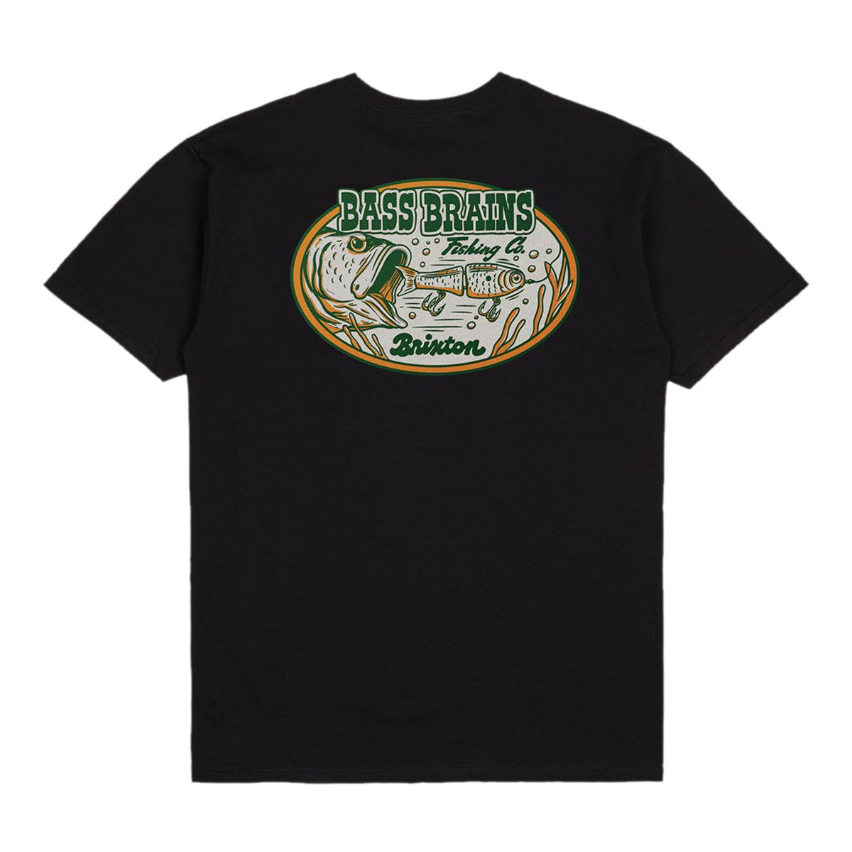 Brixton Men's Bass Brains Swim T Shirt