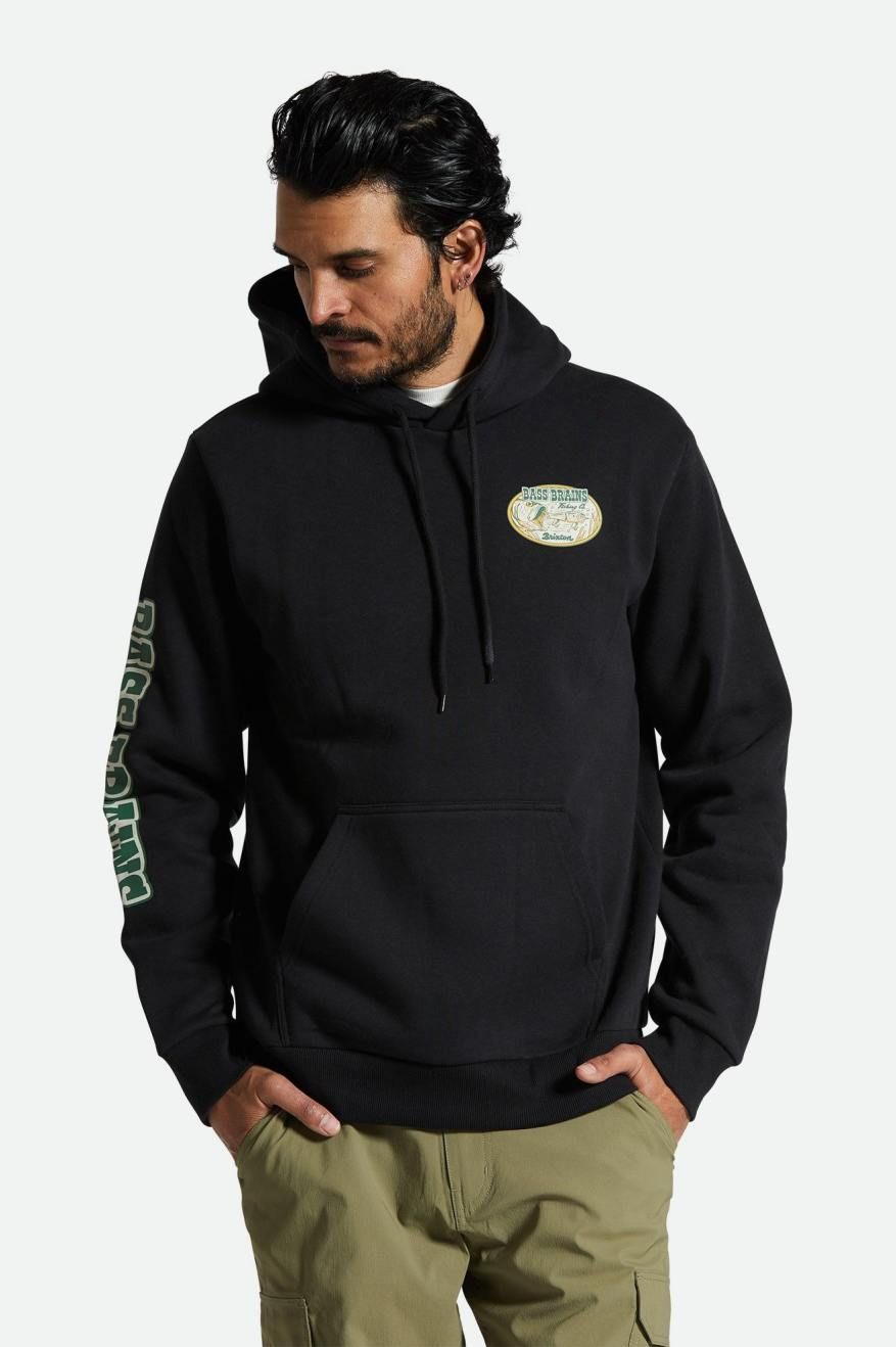 Brixton Men's Bass Brains Swim Pullover Hoodie