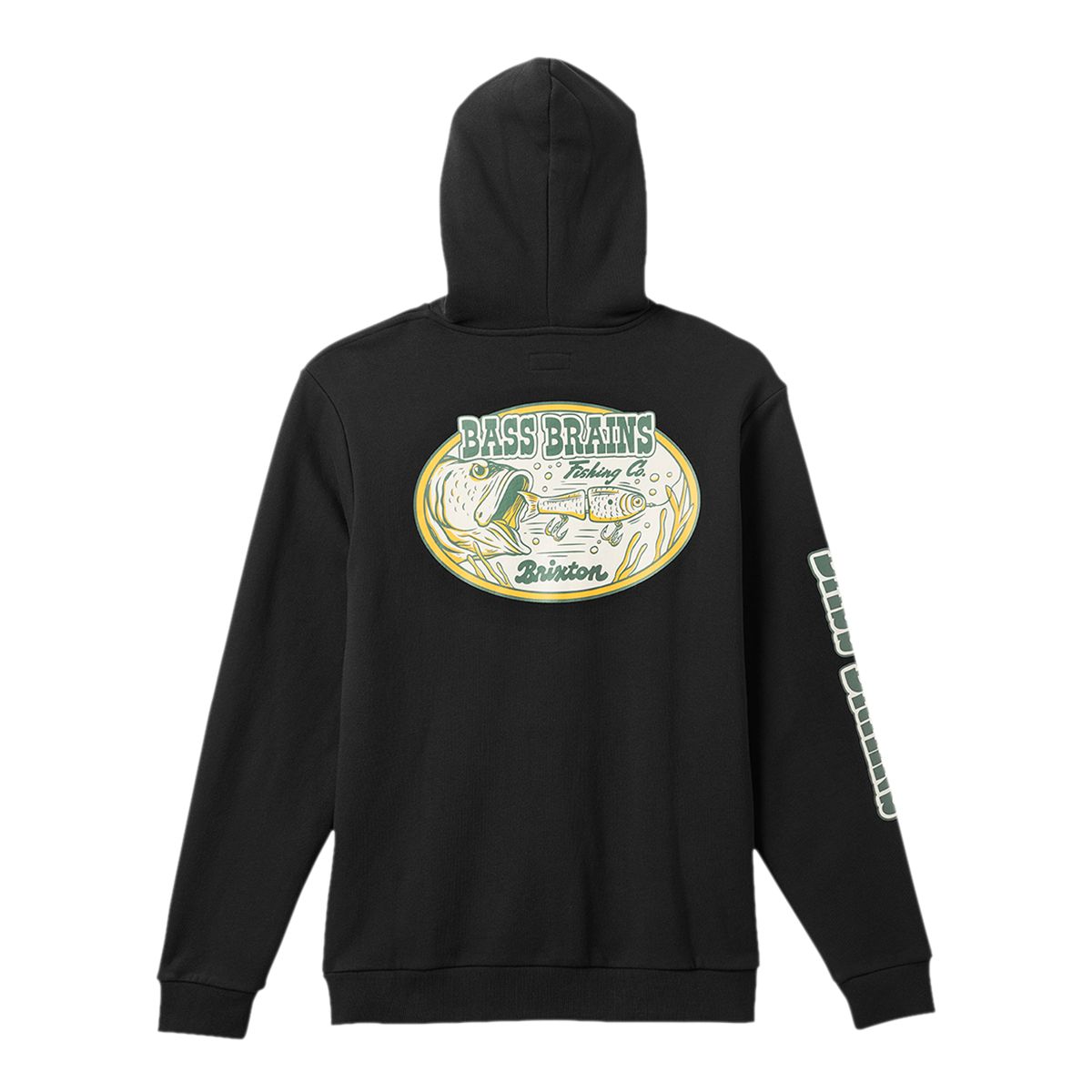 Brixton Men's Bass Brains Swim Pullover Hoodie