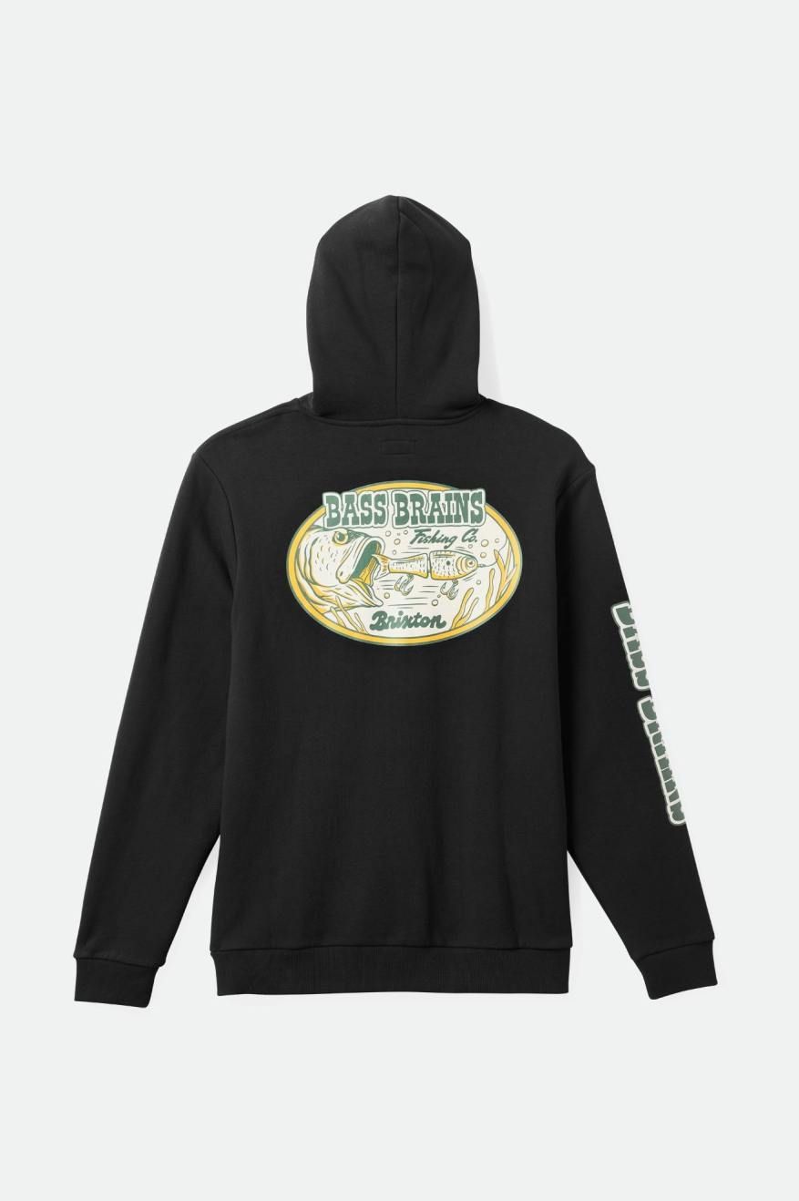 Brixton Men's Bass Brains Swim Pullover Hoodie