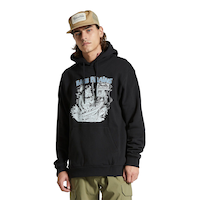 Brixton Men's Bass Brains Monster Pullover Hoodie Front_Angled_Left