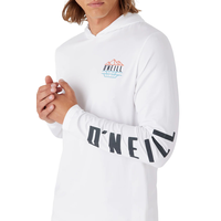O'Neill Men's TRVLR UPF Hooded Long Sleeve Pullover Hoodie Front_Three_Fourths_Angled_Left