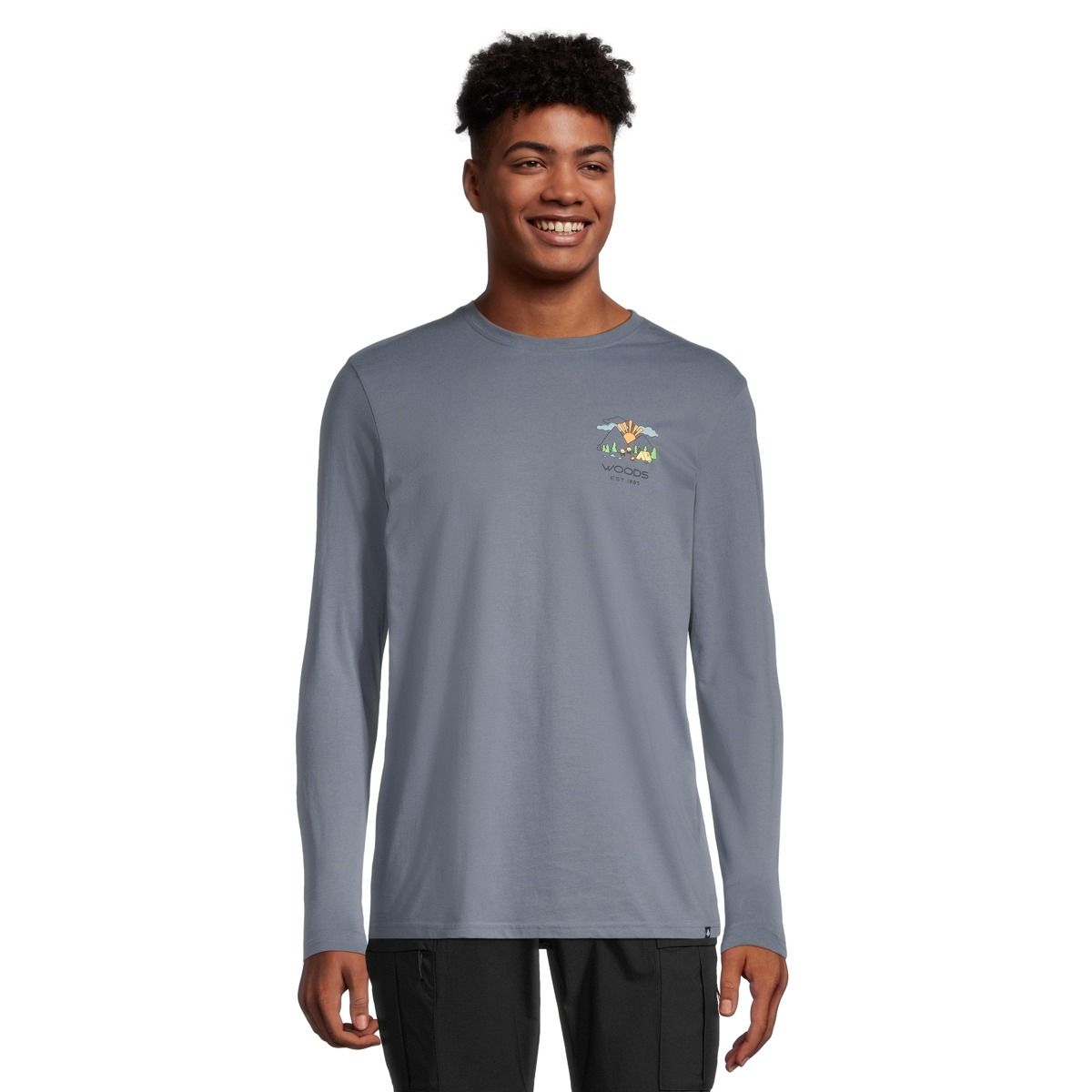 Woods Men's Cayley Scene Long Sleeve T Shirt