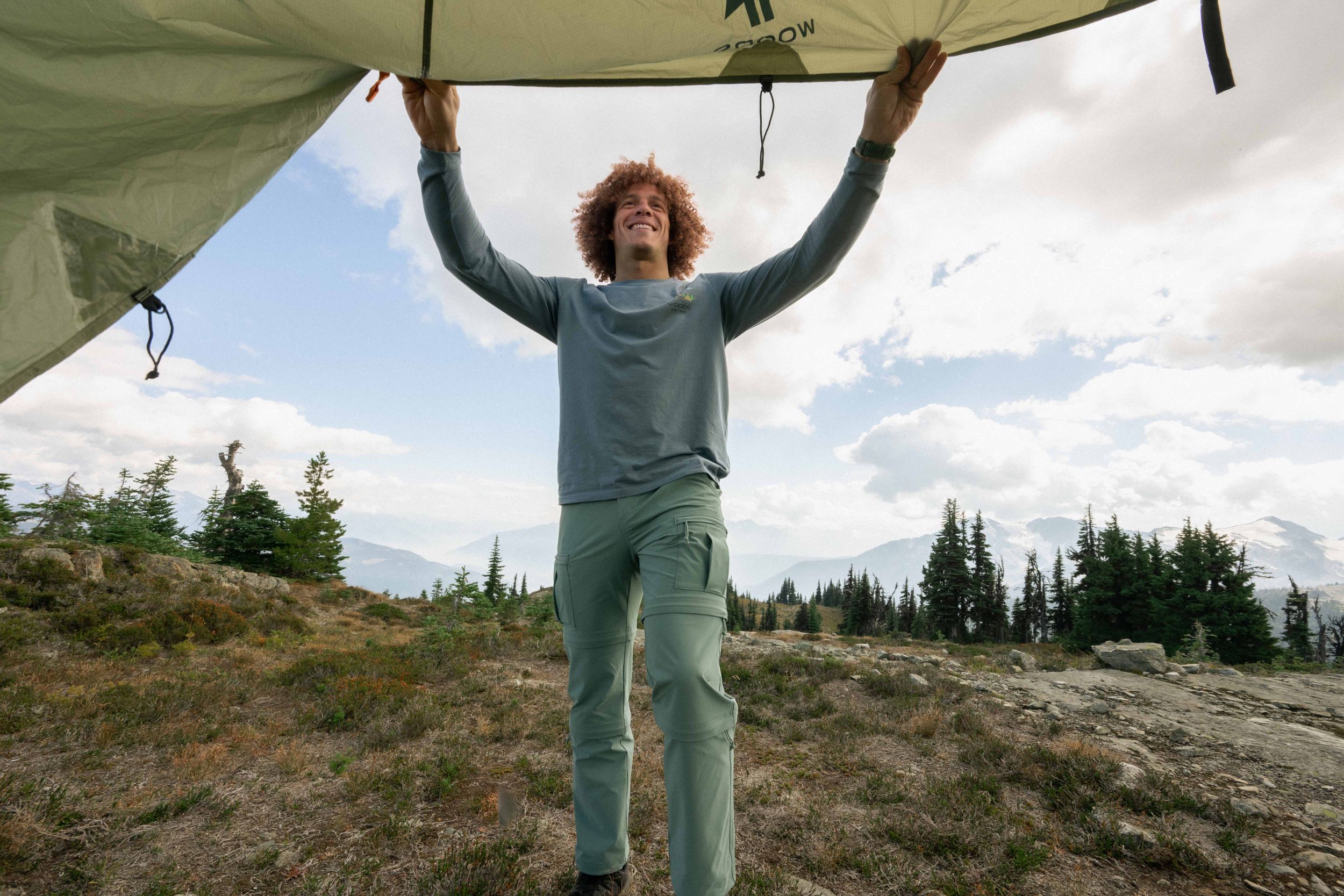 Woods Men's Cayley Scene Long Sleeve T Shirt