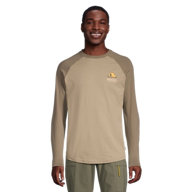 Woods Men's Dalton Tent Long Sleeve T Shirt