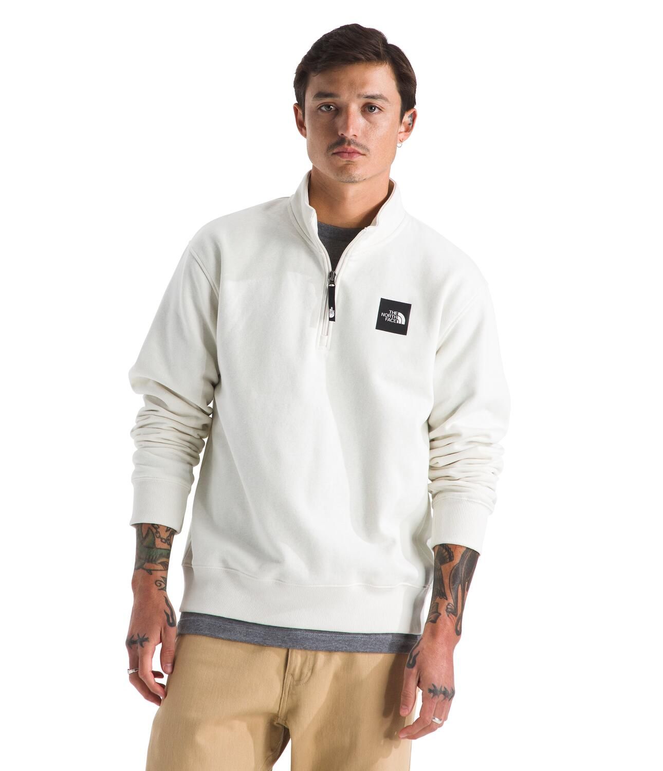 The North Face Men's Box Half Dome 1/4 Zip Long Sleeve Top