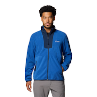 Columbia Men's Sequoia Grove Full Zip Long Sleeve Top Front_Flat