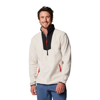 Columbia Men's Sequoia Grove 1/2 Zip Long Sleeve Top Front_Flat