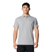 Columbia Men's Tech Trail Utility Polo T Shirt Front_Flat