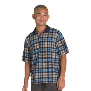 Vans Men's Bellmoor Plaid Polo T Shirt