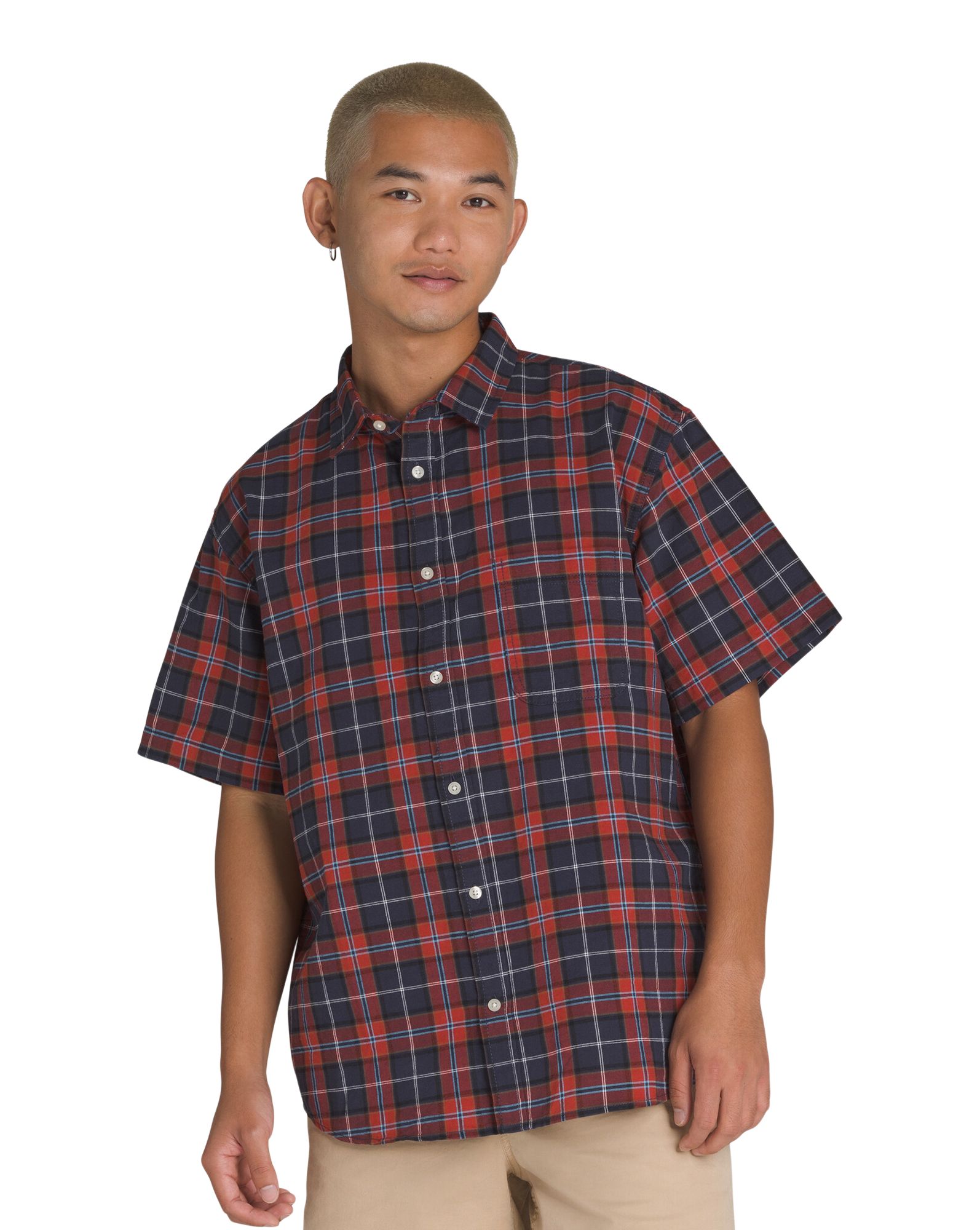 Vans Men's Lawson Plaid T Shirt