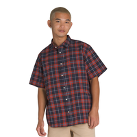 Vans Men's Lawson Plaid T Shirt Front_Flat