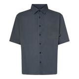 Oakley Men's Poplin Pocket Shirt Front_Flat