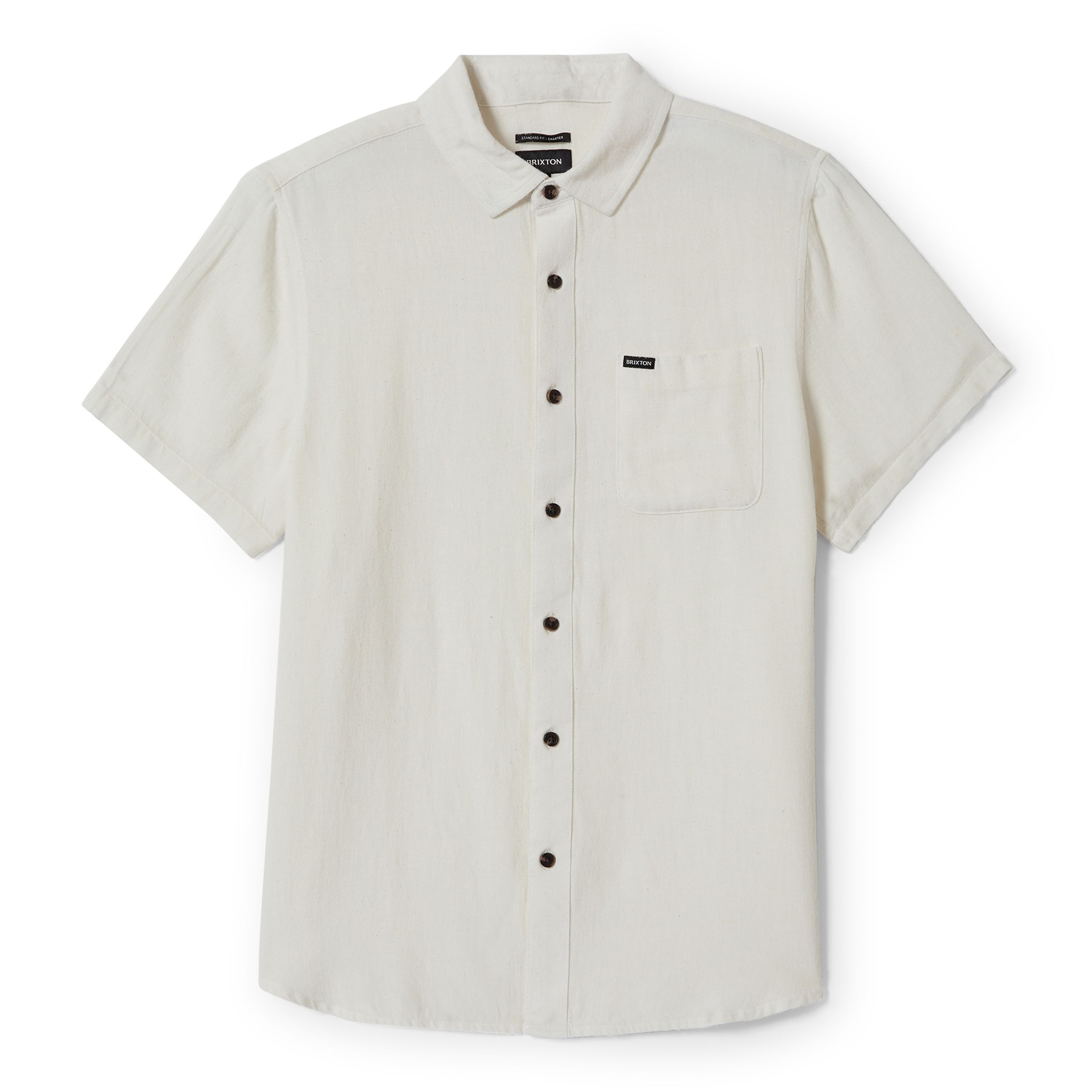 BRIXTON Men's Charter Linen Woven Shirt