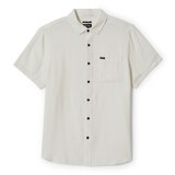 BRIXTON Men's Charter Linen Woven Shirt Front_Flat