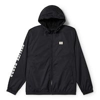 BRIXTON Men's Claxton Woodburn Windbreaker Jacket Front_Flat