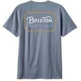 BRIXTON Men's Grade Standard Fit T-shirt Back_Flat