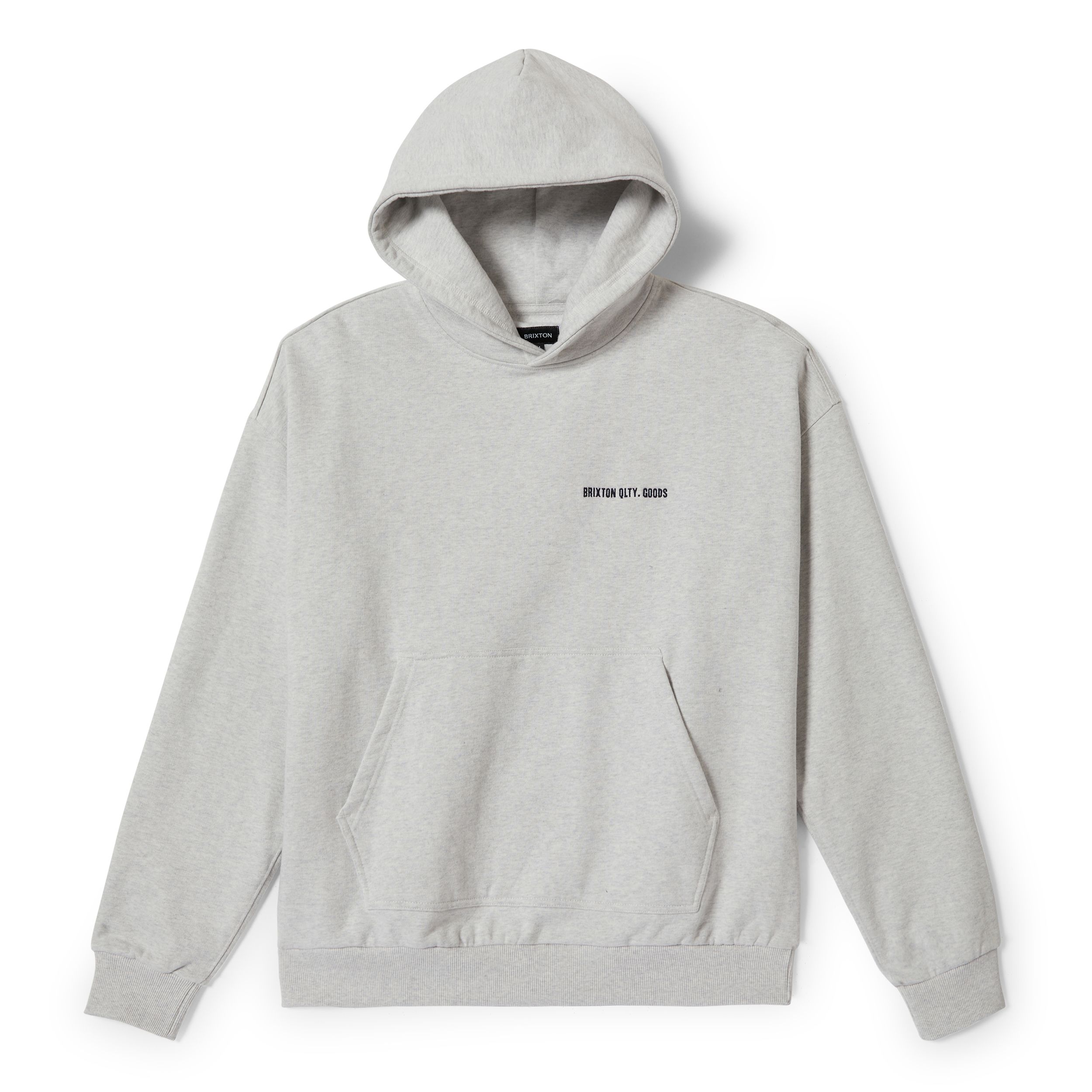 BRIXTON Men's Embroidered Heavyweight Oversized Hoodie