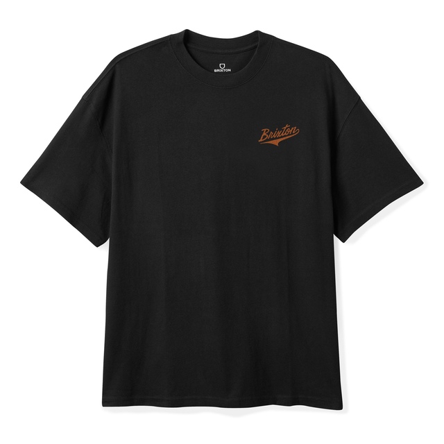 BRIXTON Men's The League Casual Baseball T-shirt