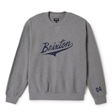 BRIXTON Men's The League Broken In French Terry Sweatshirt Front_Flat
