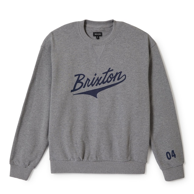 BRIXTON Men's The League Broken In French Terry Sweatshirt