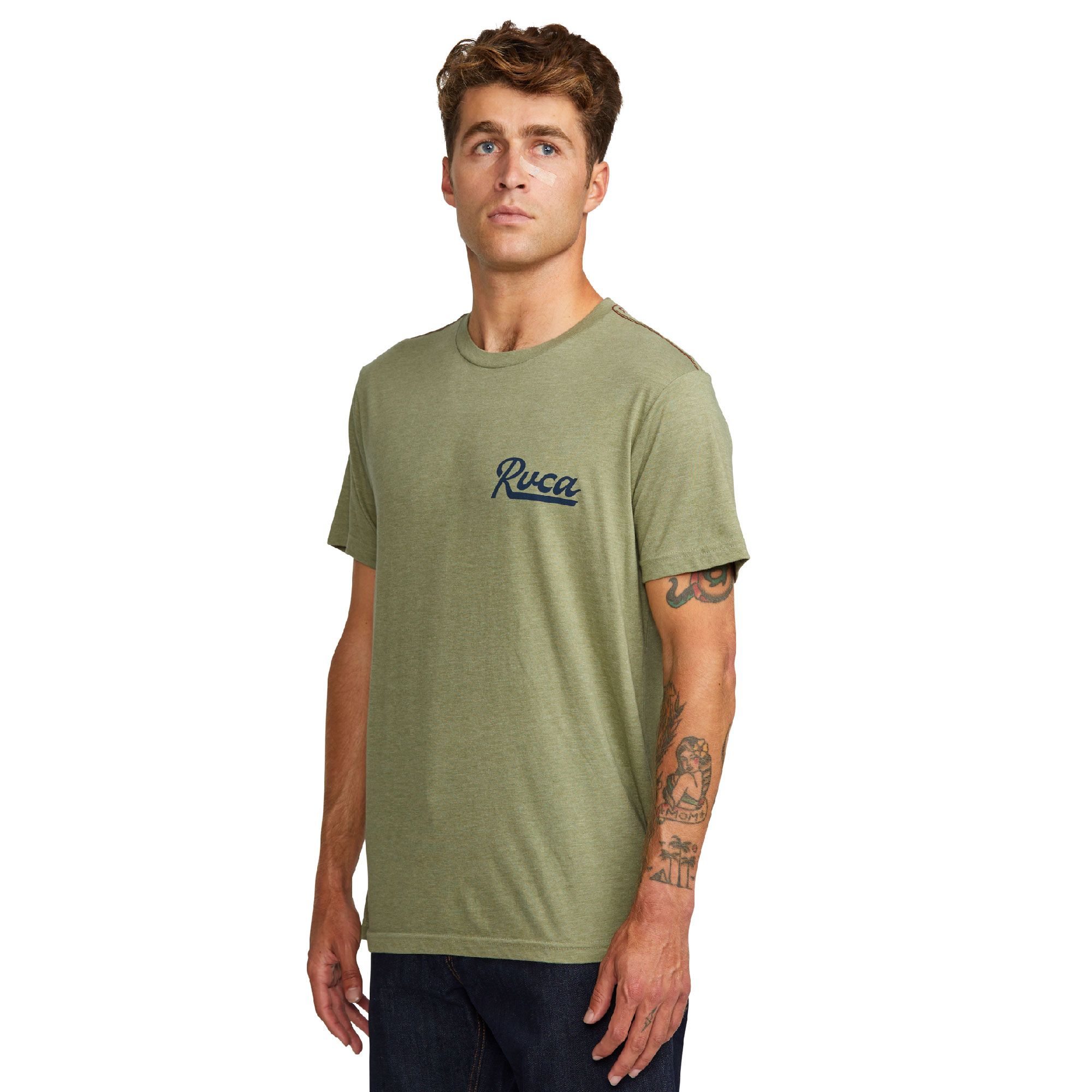 RVCA Men's Script Sealed T Shirt