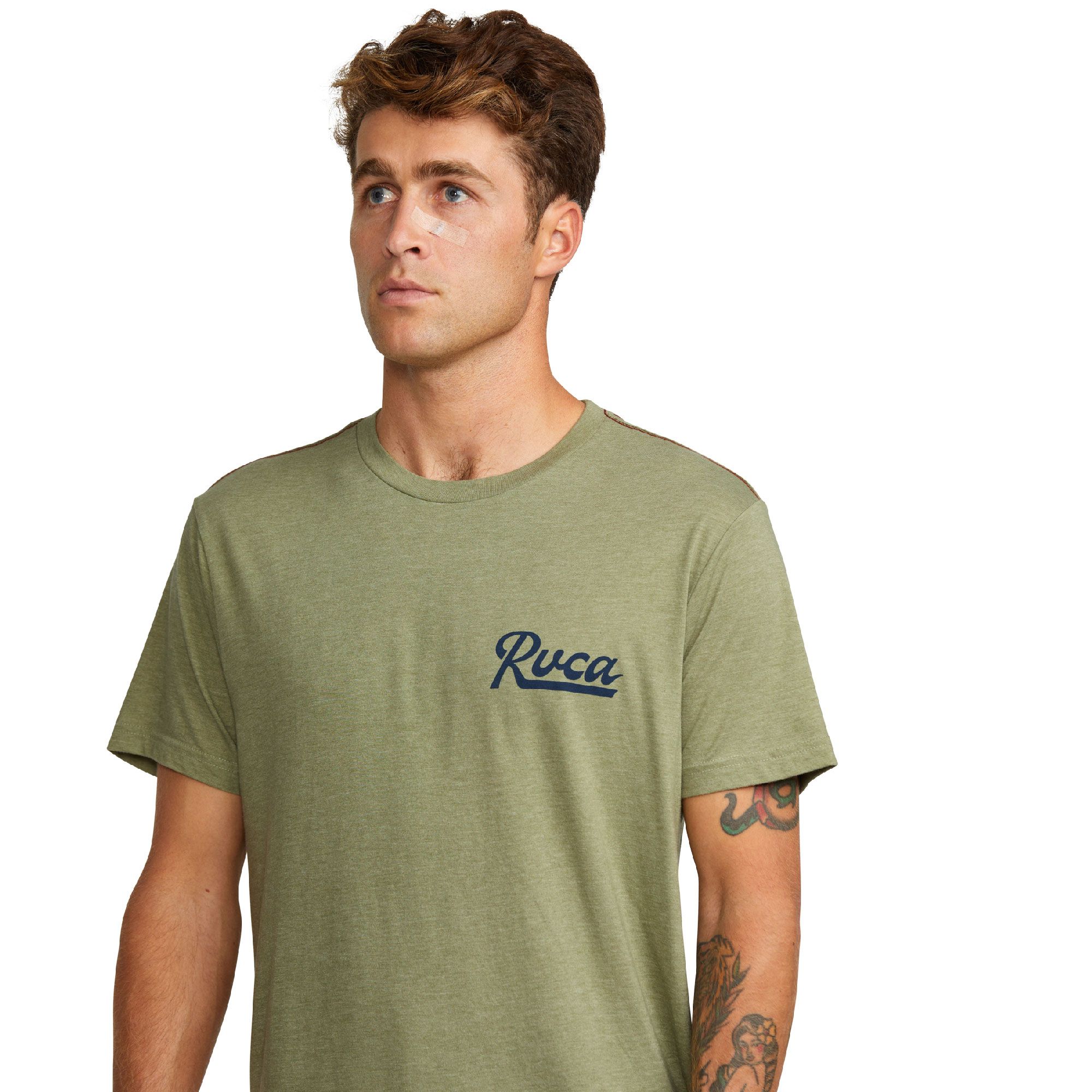 RVCA Men's Script Sealed T Shirt