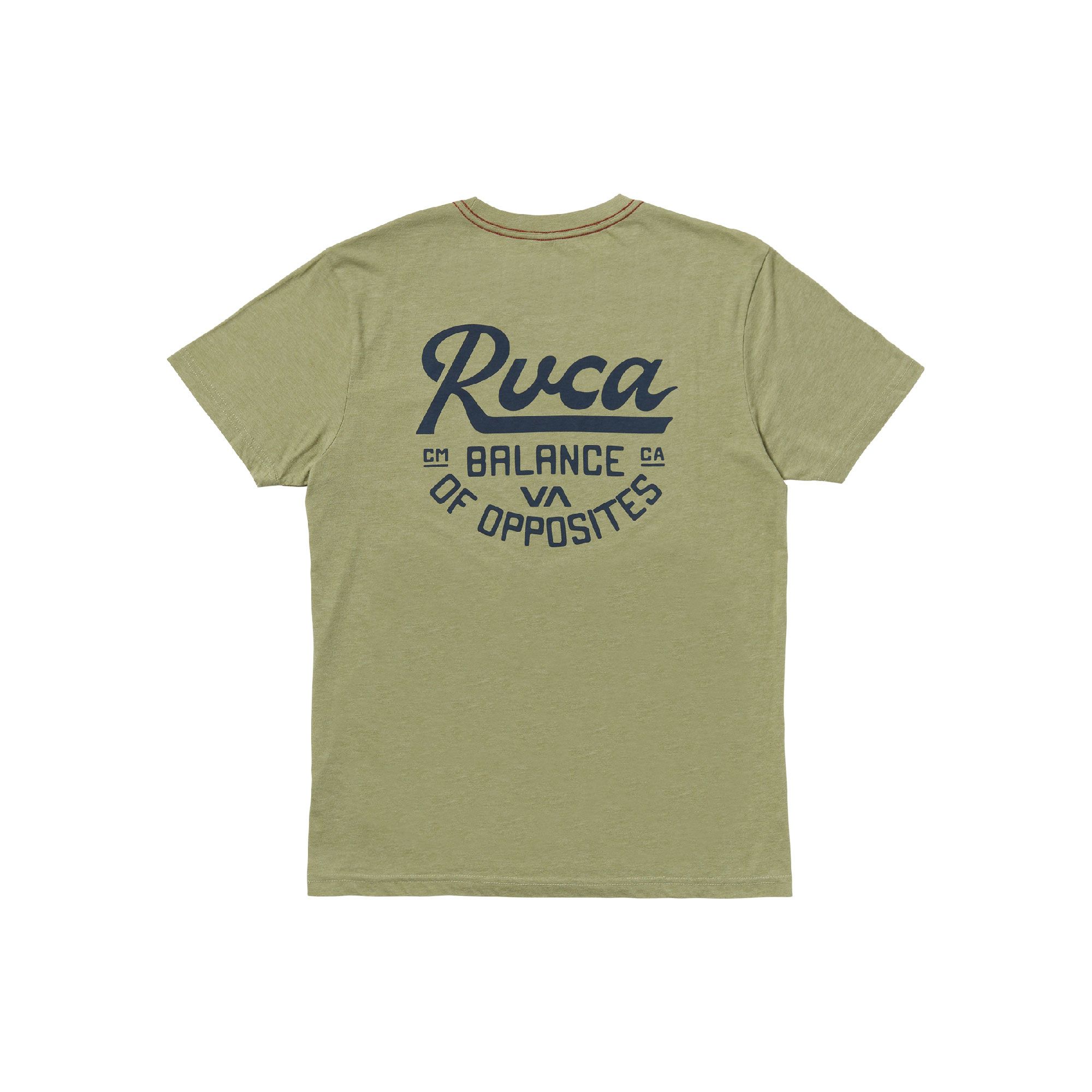 RVCA Men's Script Sealed T Shirt