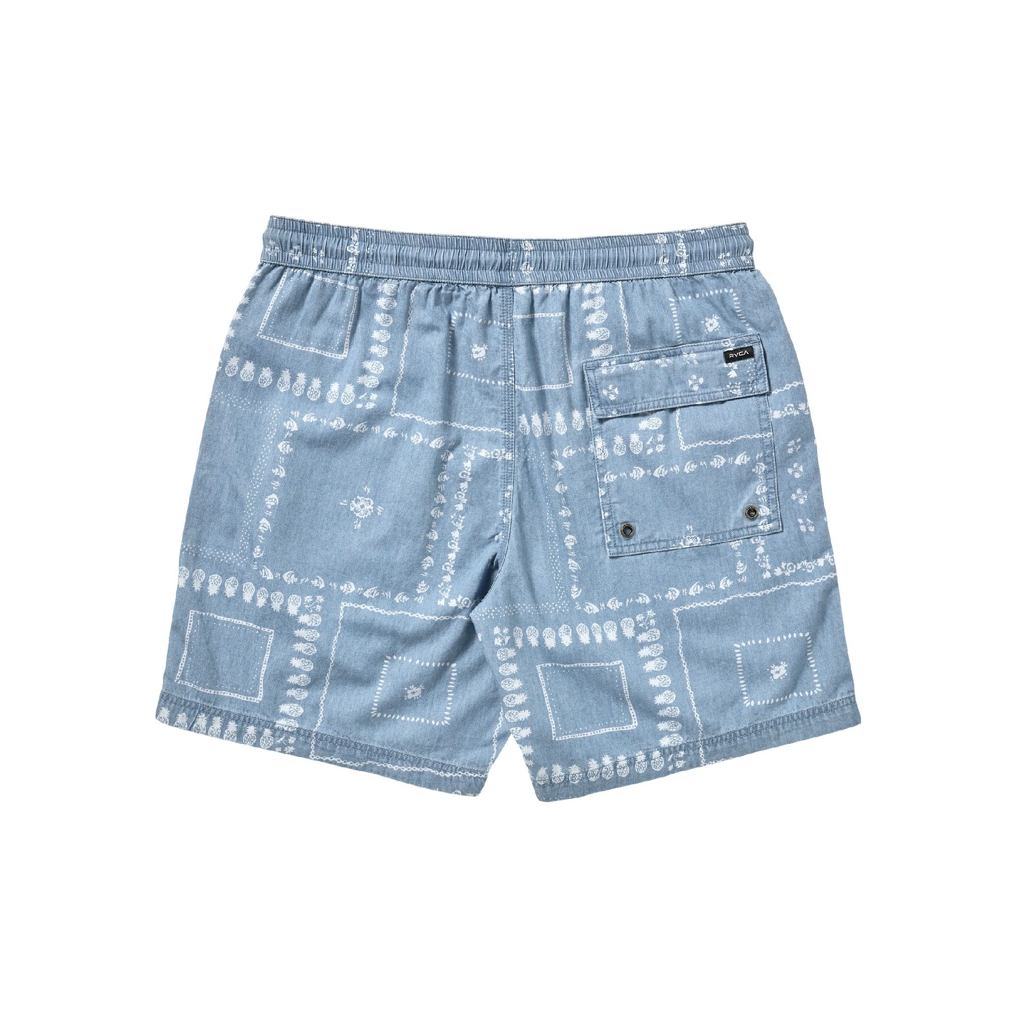 RVCA Men's Escape Elastic Chambray Shorts