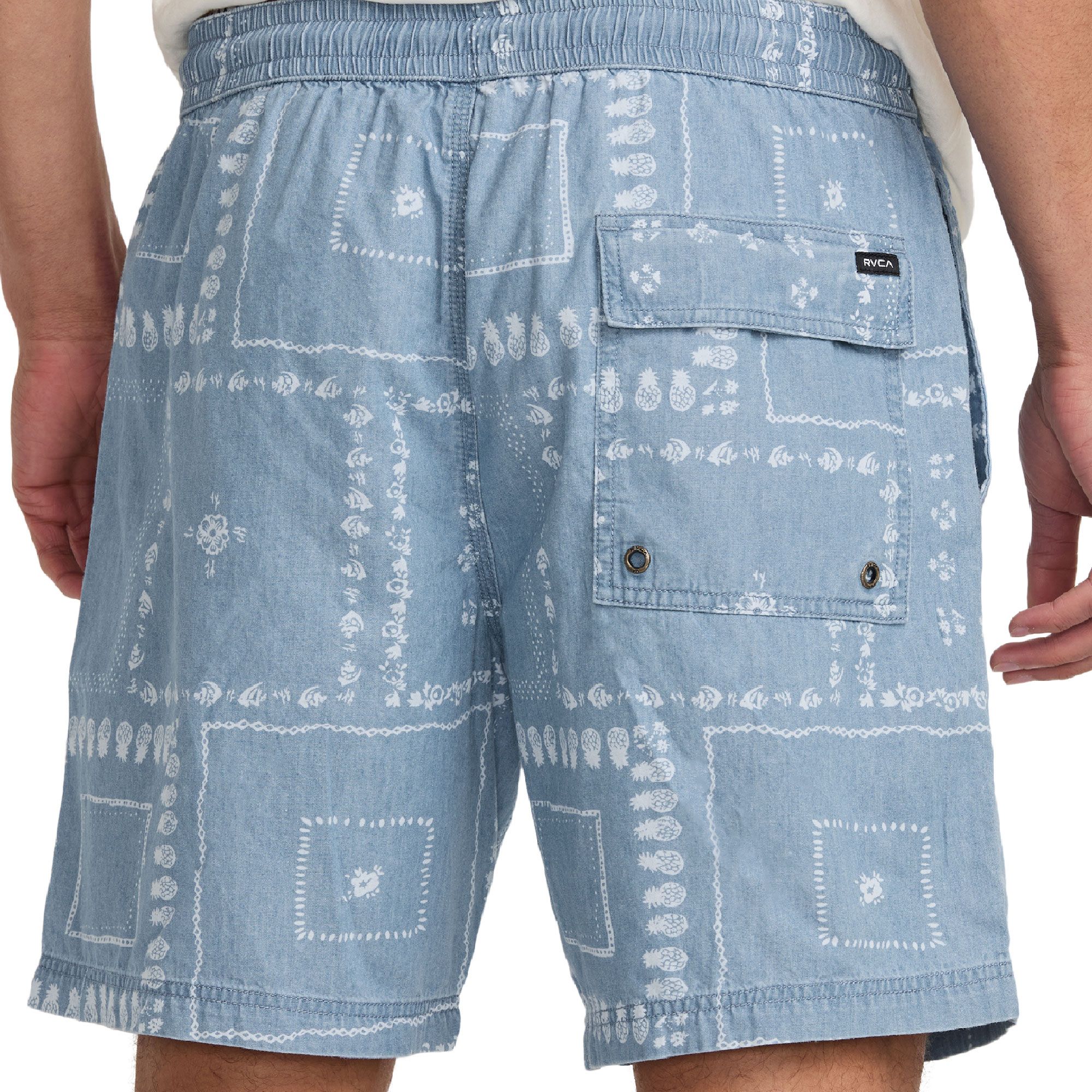 RVCA Men's Escape Elastic Chambray Shorts