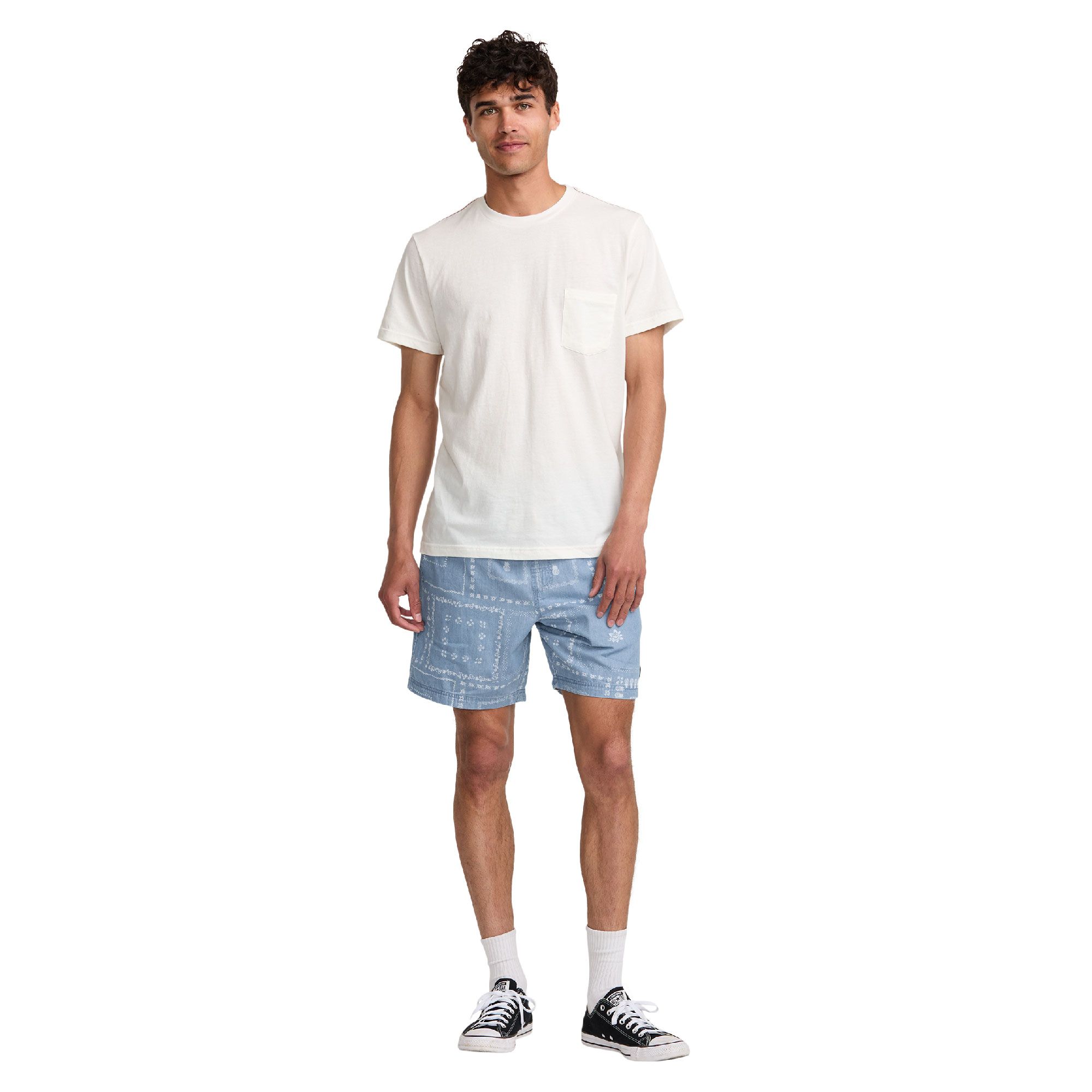 RVCA Men's Escape Elastic Chambray Shorts