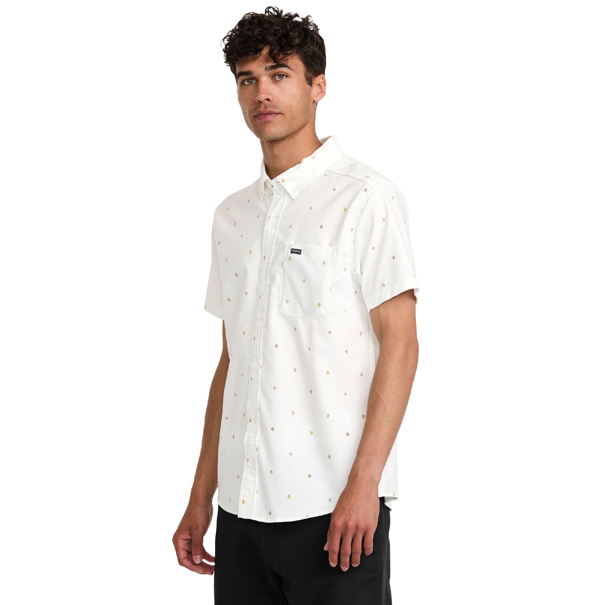 RVCA Men's That'll Do Print Woven T Shirt