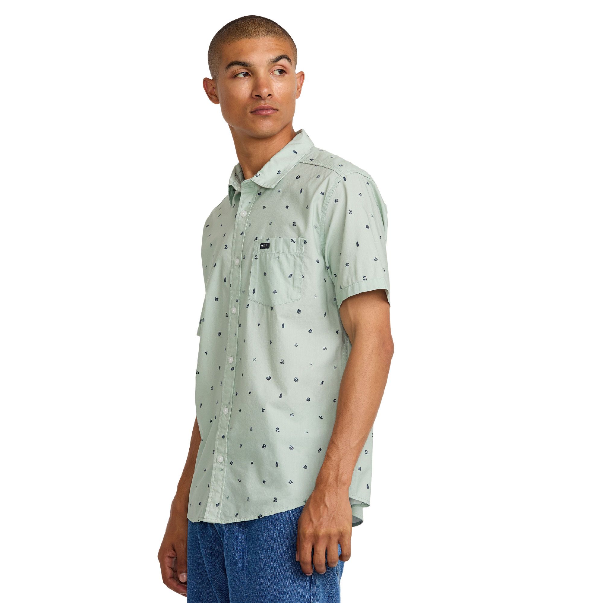 RVCA Men's Anytime Woven T Shirt