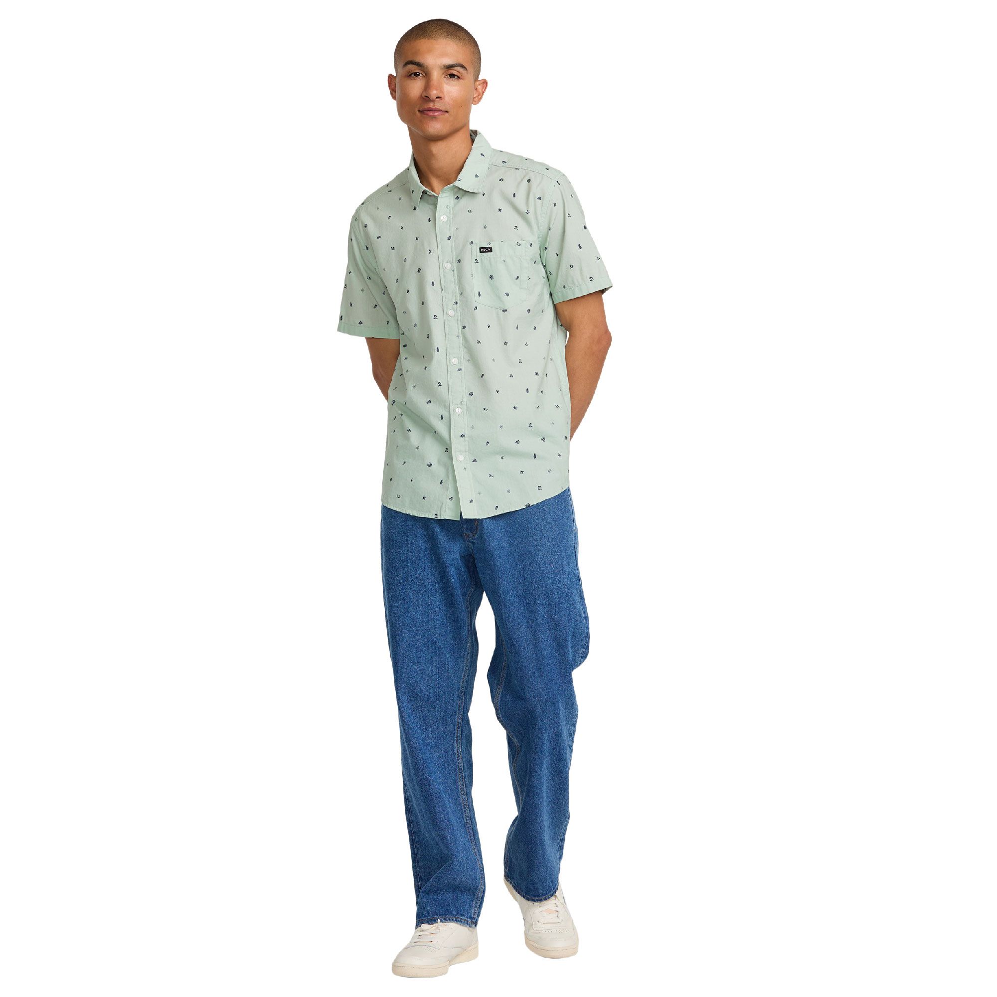 RVCA Men's Anytime Woven T Shirt