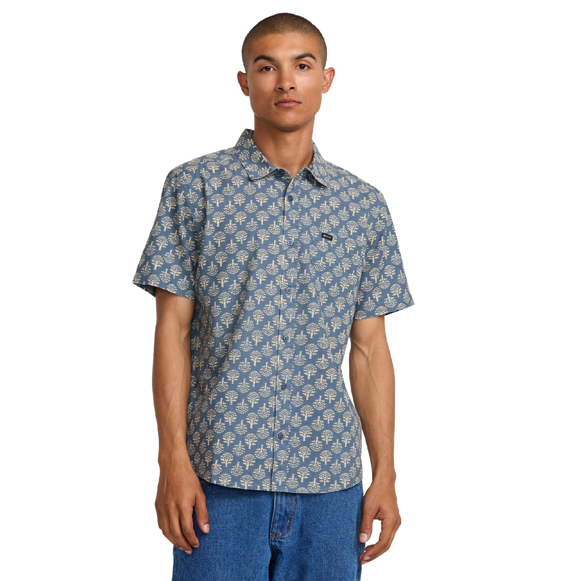 RVCA Men's Vacationist Woven T Shirt